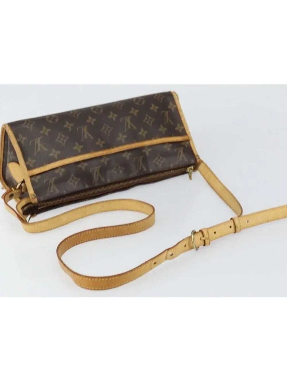 Authentic LOUIS VUITTON Monogram Popincourt Long Shoulder Bag M40008 LV